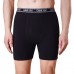 FixtureDisplays®  5PK Men's Soft Cotton Boxer Briefs Fly Front Underwear Size: XL. Fit for waist size: 32.3